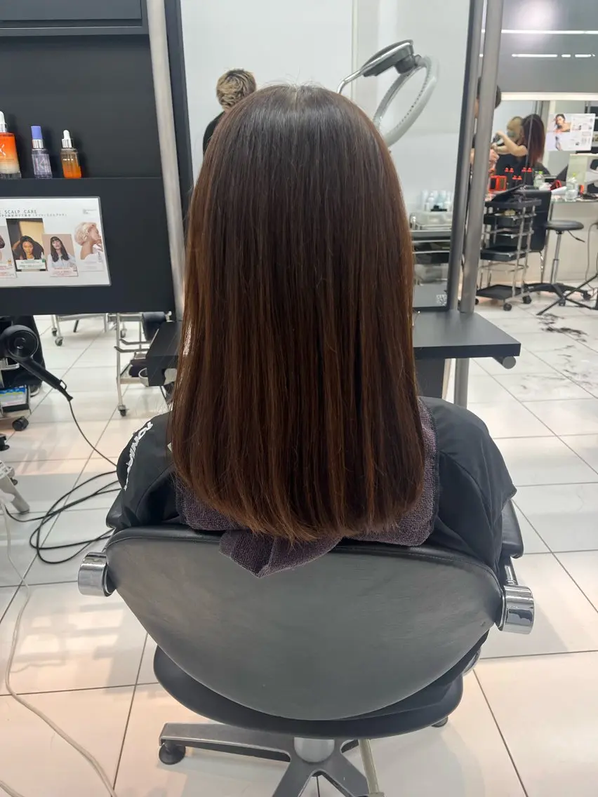 カラー ブリーチ ハイライトカラー ブリーチなしカラー 石毛 大翔のヘアスタイル