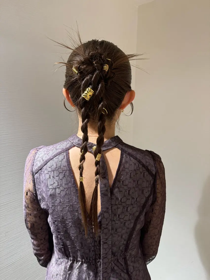 ロング ヘアアレンジ ヘアセット 絶対カワイイ保証💕 カワノチヒロのヘアスタイル