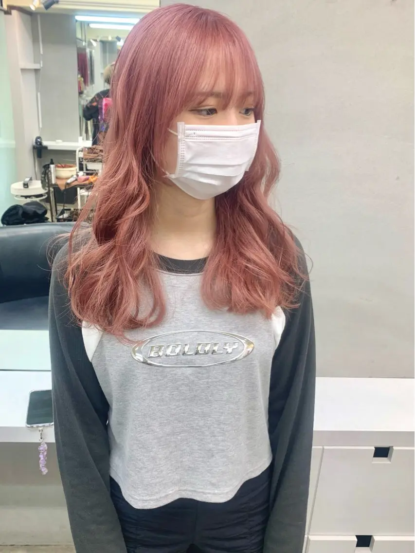 セミロング カラー ヘアアレンジ ヘアカラー トリートメント 個性爆弾💣 ダブルカラー/ゆかのヘアスタイル