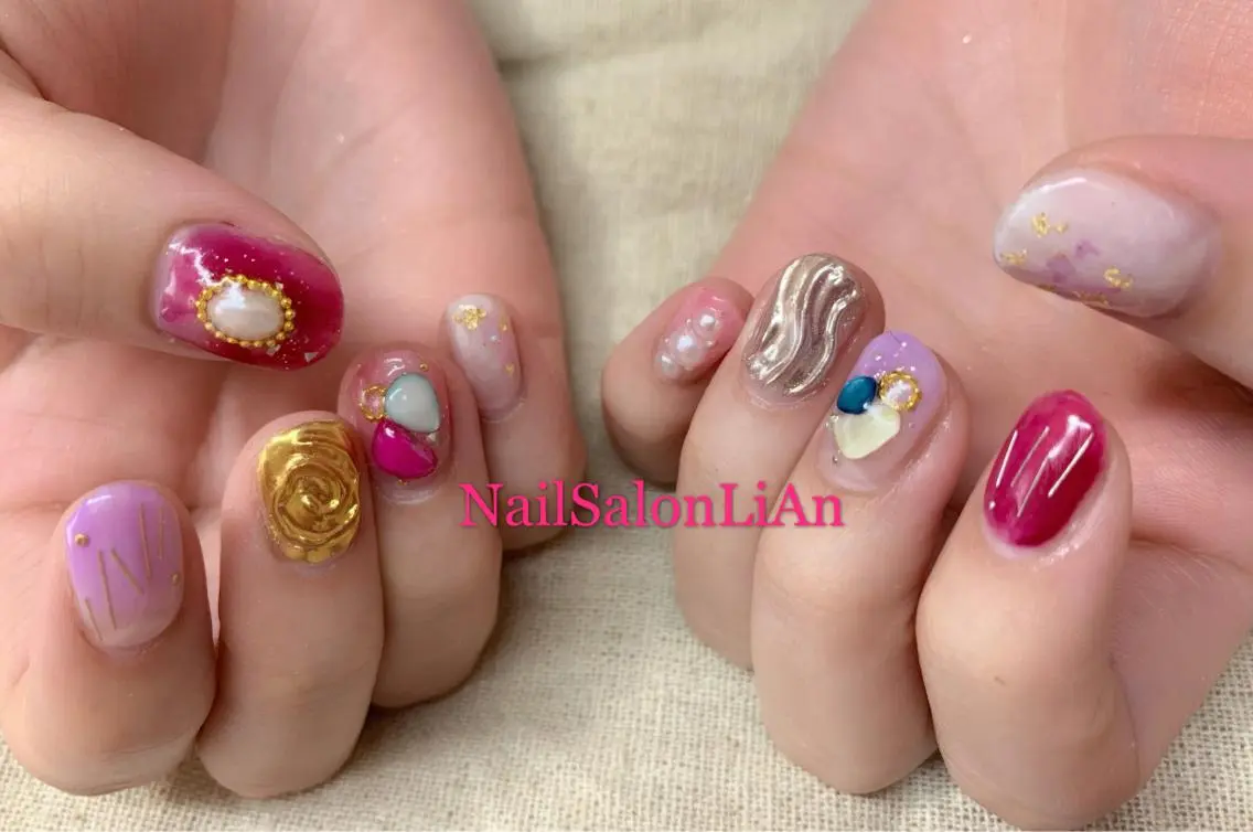 ネイル 持ち込み NailSalon LiAnのネイルデザイン