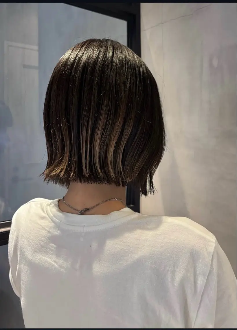 ショート カラー ヘアアレンジ キッズ ショートヘア 栄💗レイヤー｜ショ ートカット｜haruのヘアスタイル