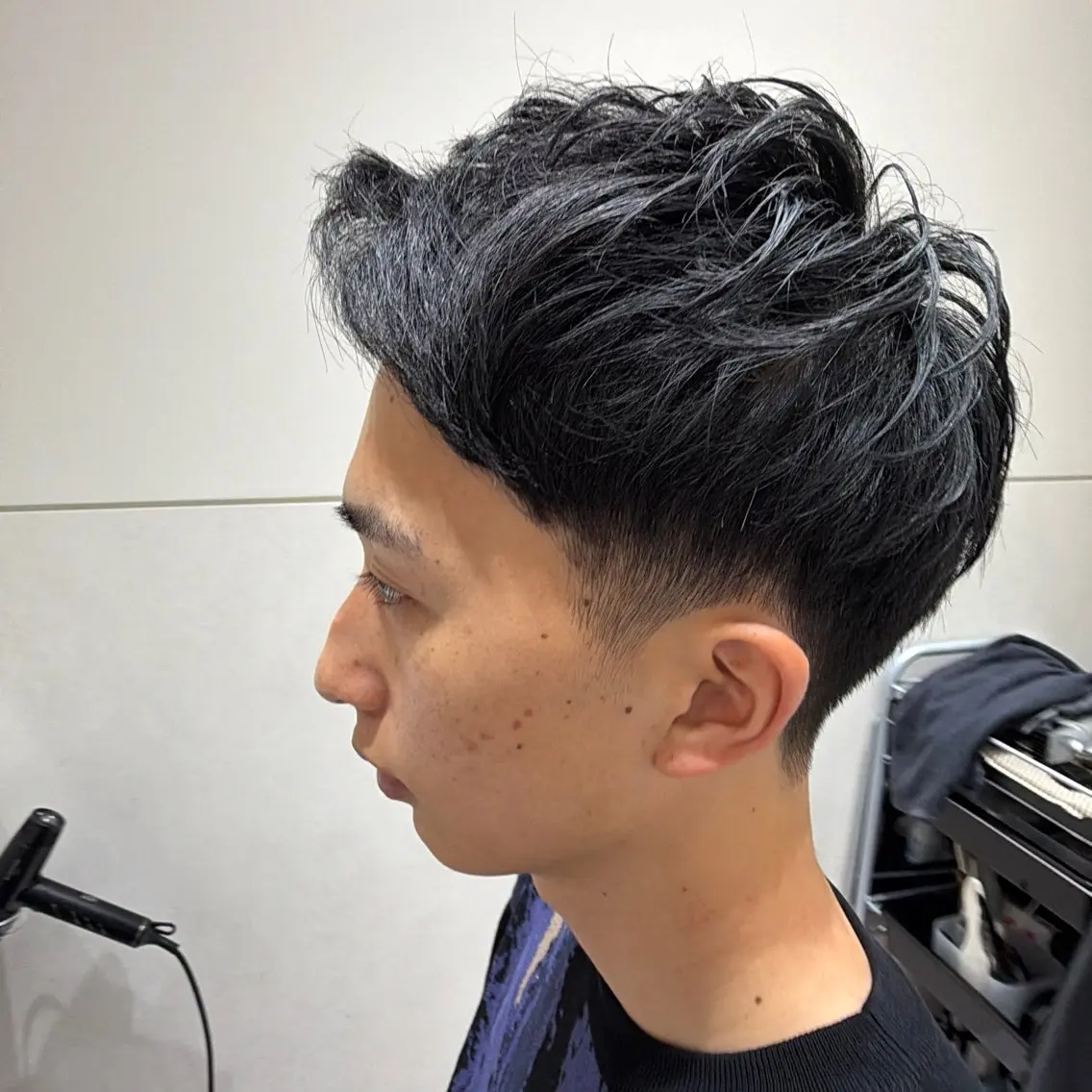 ショート メンズ ショートヘア カット ヘッドスパ ヘアセット 新宿メンズカット/ パーマ/岩田進一のヘアスタイル