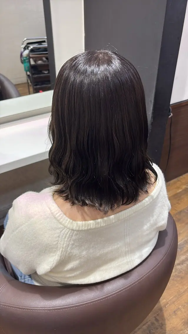 ミディアム カラー 透明感カラー ちづるForever Assistantのヘアスタイル