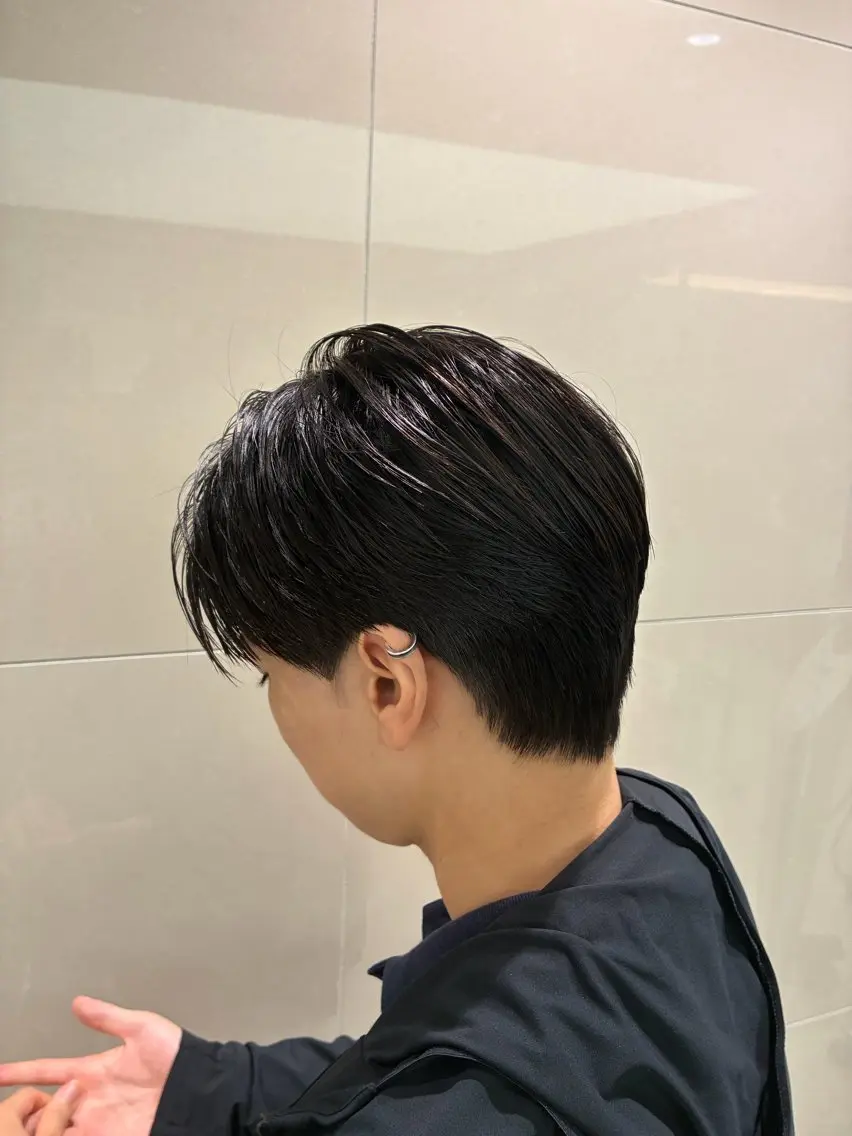 メンズ メンズ就活ヘア 刈り上げ カット 秋山 優雅のヘアスタイル