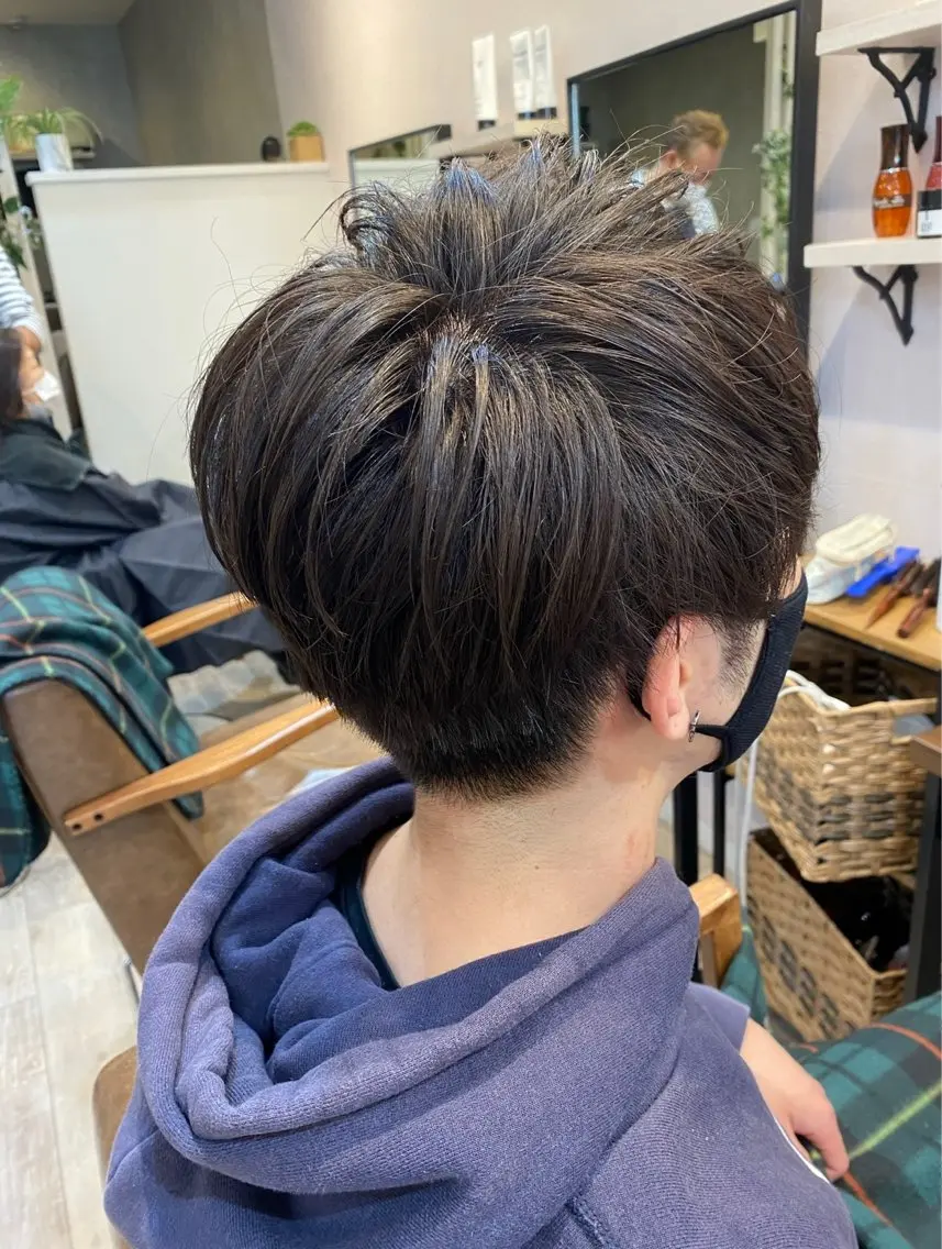 【口コミ書いてくれる人限定】メンズカットマッシュの写真
