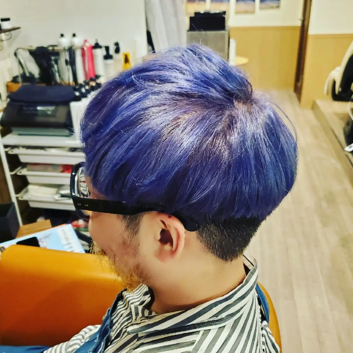 カラー ショート メンズ メンズブリーチ アディクシーカラー ブリーチ トリートメント ヘアカラー spa hair ark 富井直美のヘアスタイル