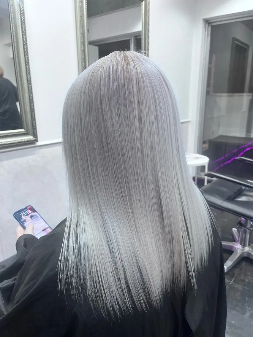 【👾ダメージ90%カット👾】ダメージ90%カットケアブリーチ➕カラー➕1stepトリートメントの写真