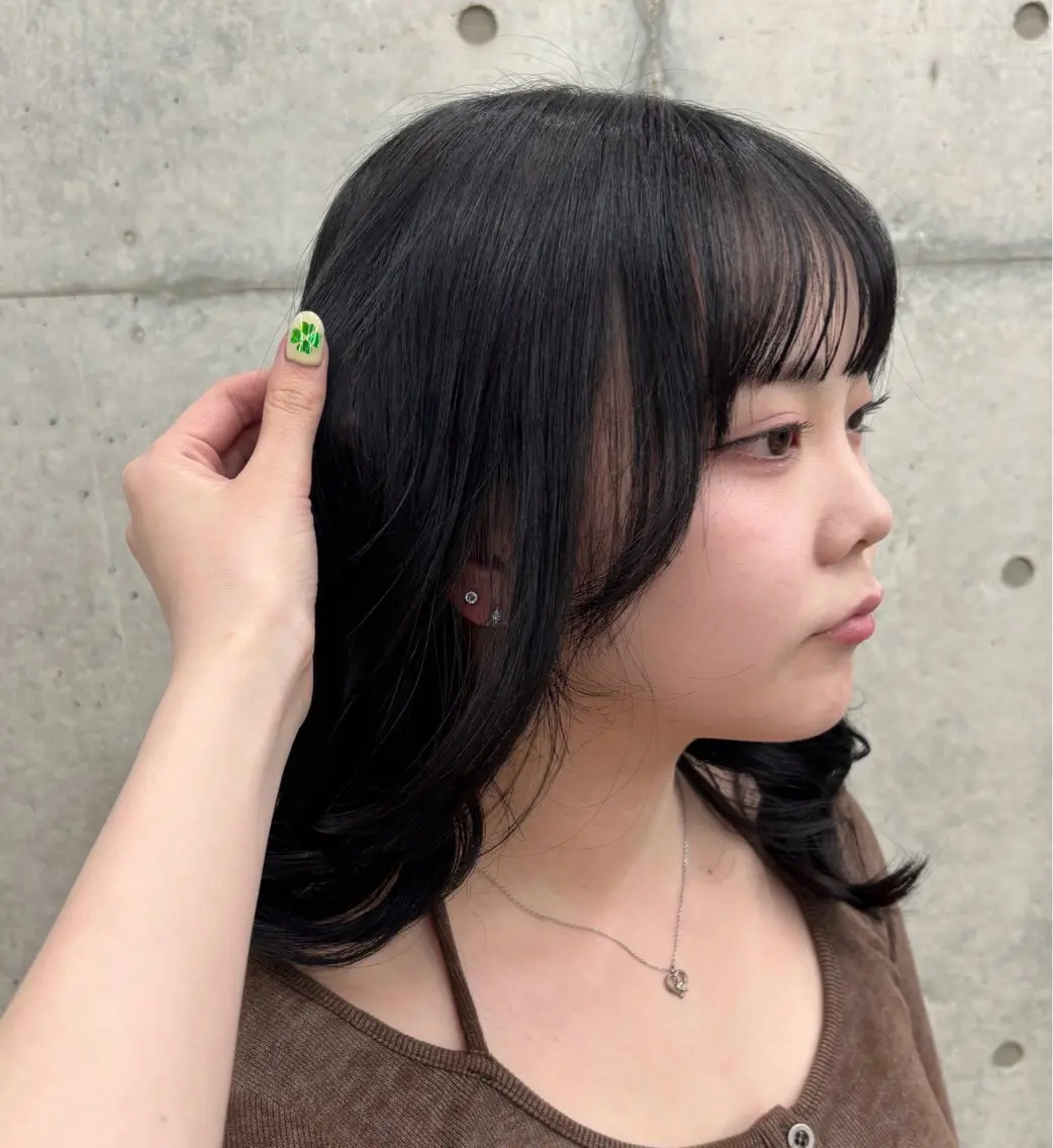 カラー ブリーチ ブリーチなしカラー ヘアカラー Ops hair カラー/縮毛矯正のヘアスタイル