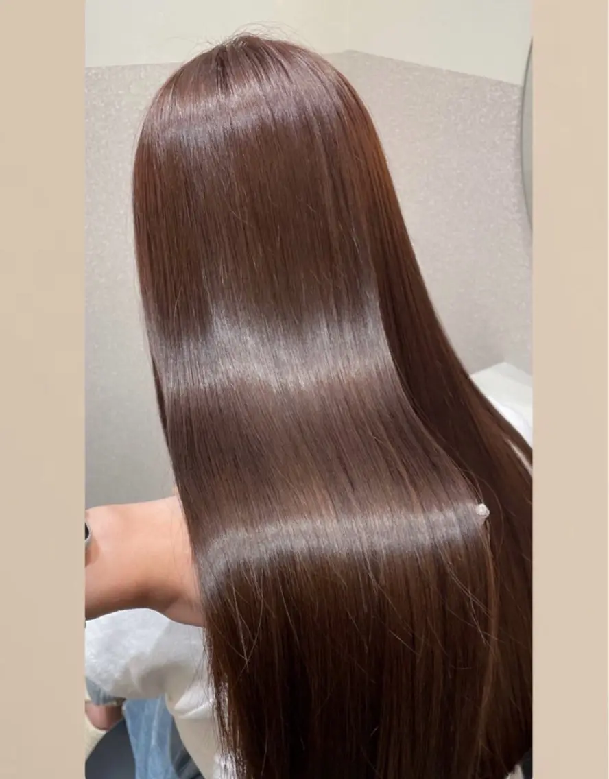 ロング ロングレイヤー 髪質改善 レイヤーカット ロング トリートメント カット ヘアカラー トリートメント ❤︎︎韓国ヘア❤︎︎ 𝑺𝒉𝒊𝒉𝒐のヘアスタイル