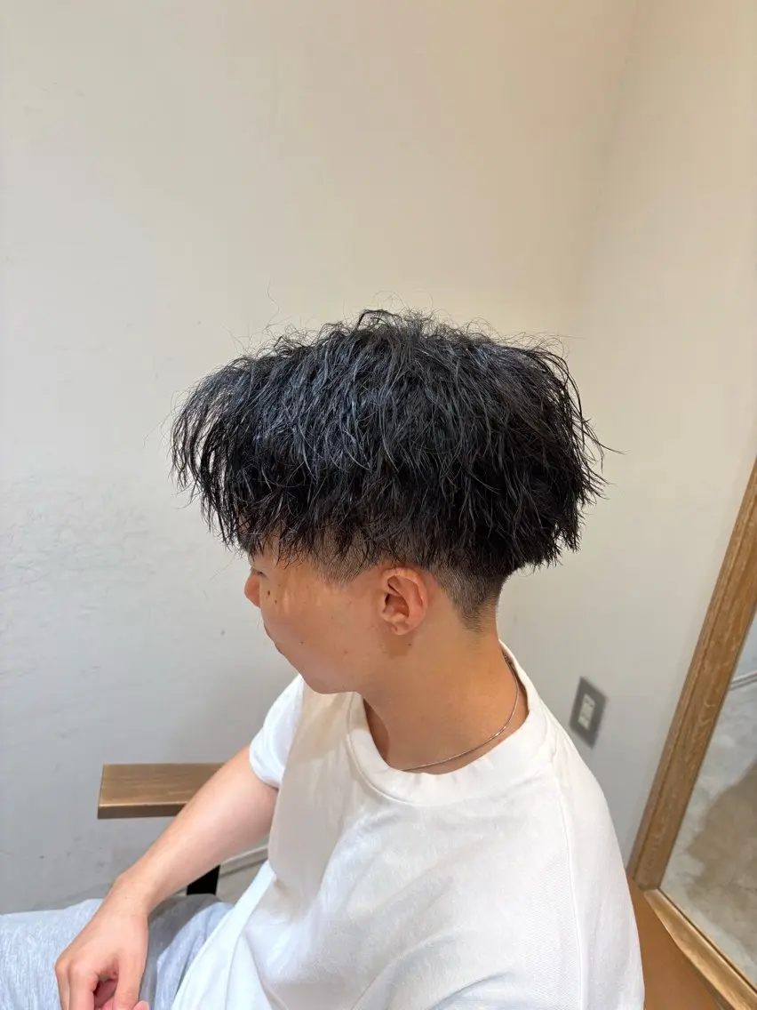 メンズ カット パーマ RANSHELL RYUTOのヘアスタイル