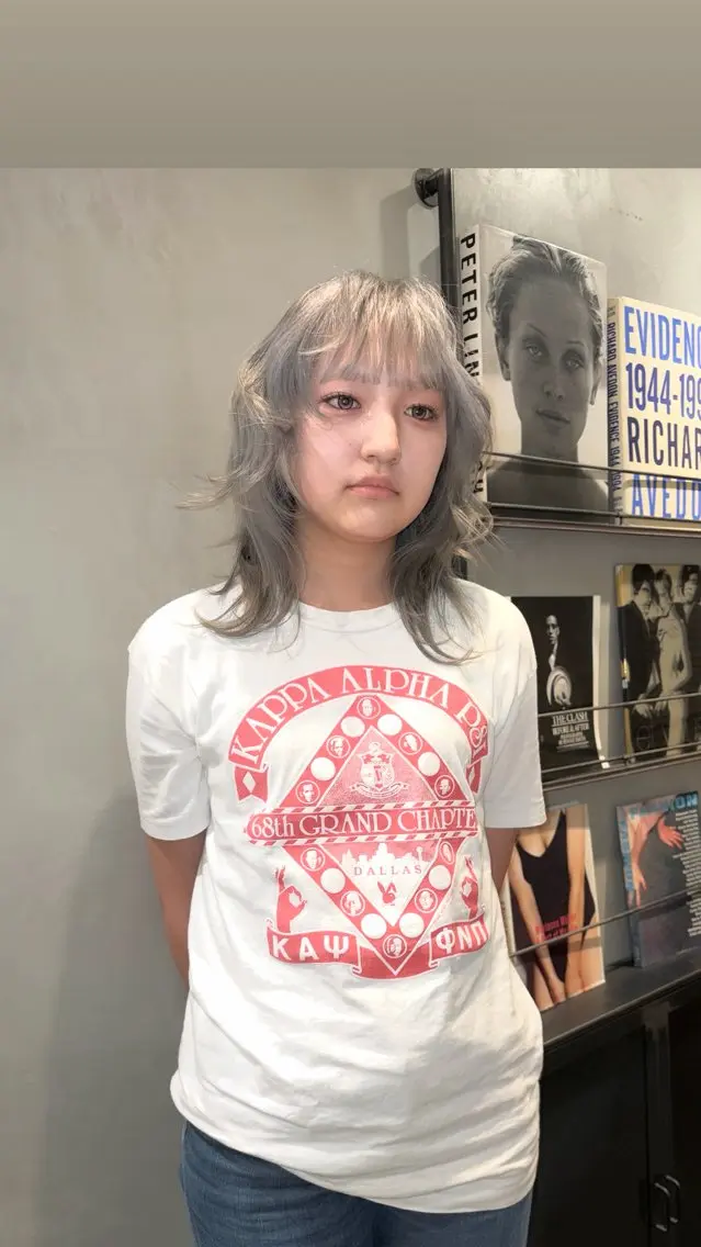 ロング カラー ヘアカラー タナカ カナ🫧のヘアスタイル