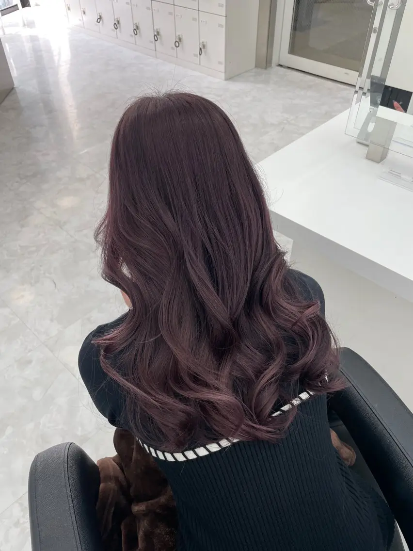 セミロング カラー 似合わせstyle ❤︎misaki❤︎のヘアスタイル