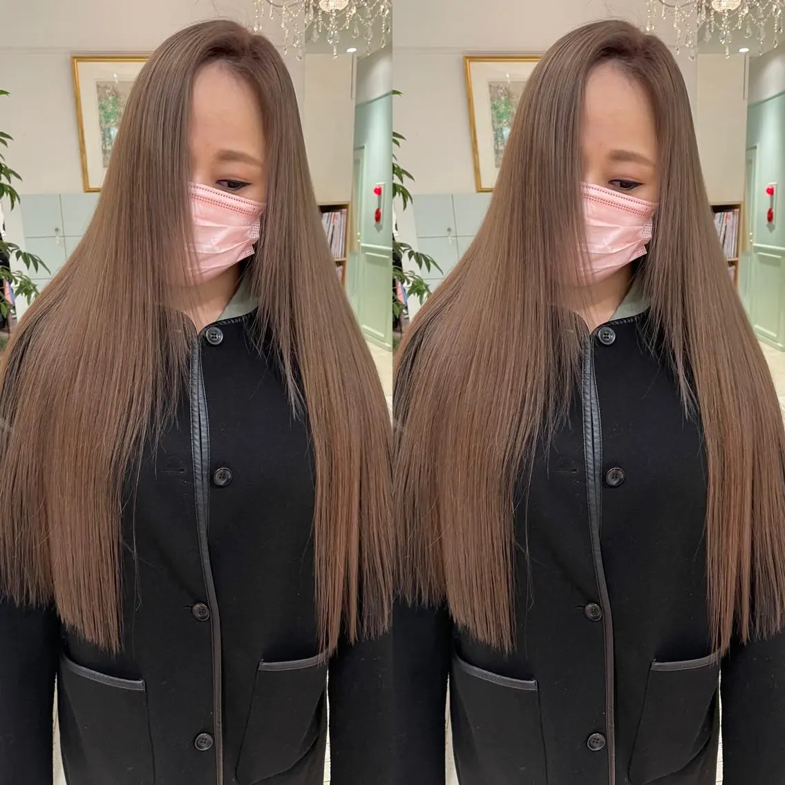 ロング カラー ブリーチ ロング カット ヘアカラー トリートメント ヘアセット 💜ハイトーン💛 マジカルかいちゃんのヘアスタイル