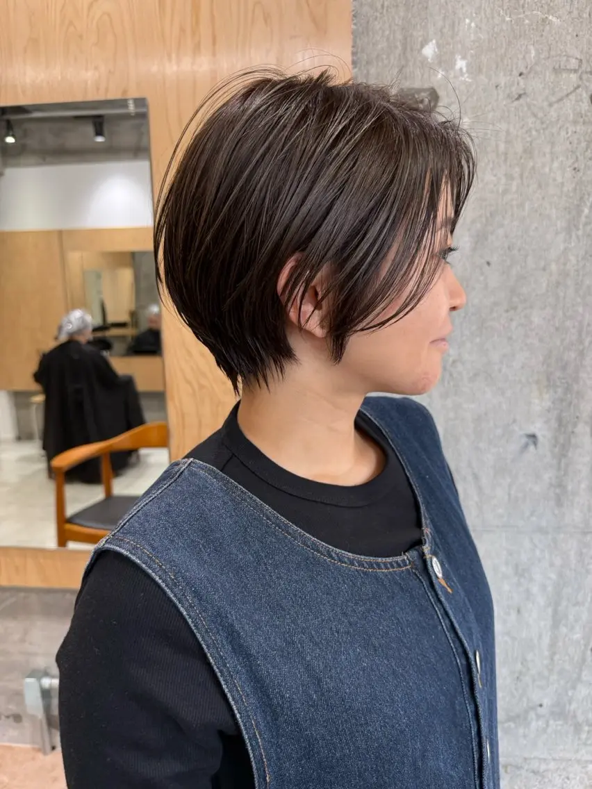 ショート カラー ショートボブ ボブ くびれヘア ショートヘア 小顔カット カット ヘアカラー トリートメント ヘッドスパ ✨ショート、ボブ✨ 奈良孝平のヘアスタイル