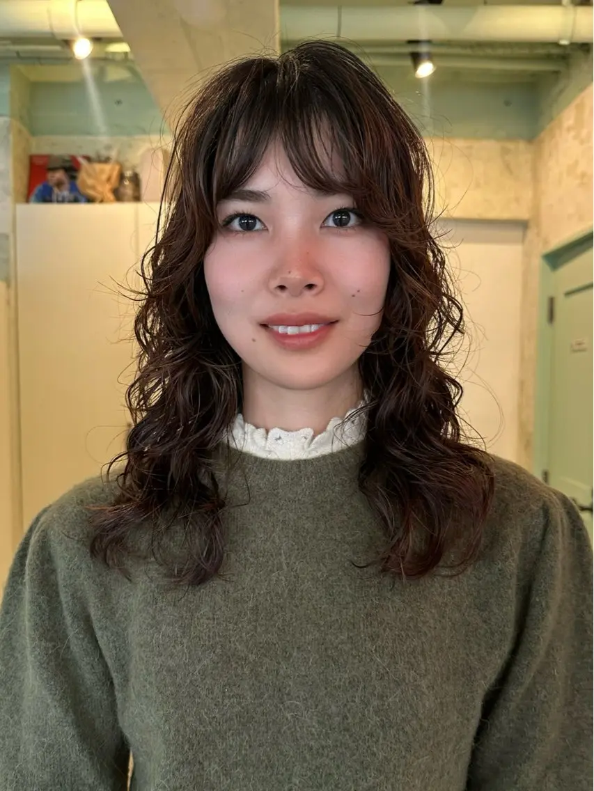 ロング パーマ カット パーマ トリートメント AR.MARA サトウヒカルのヘアスタイル