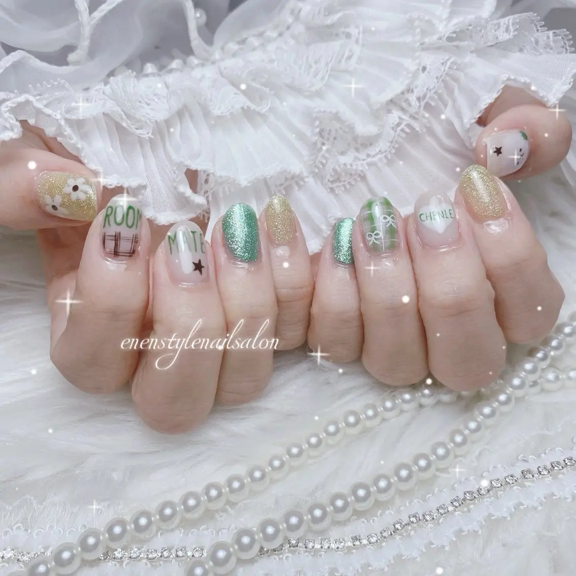 ネイル ハンドネイル 🐾enen style 🐾のネイルデザイン