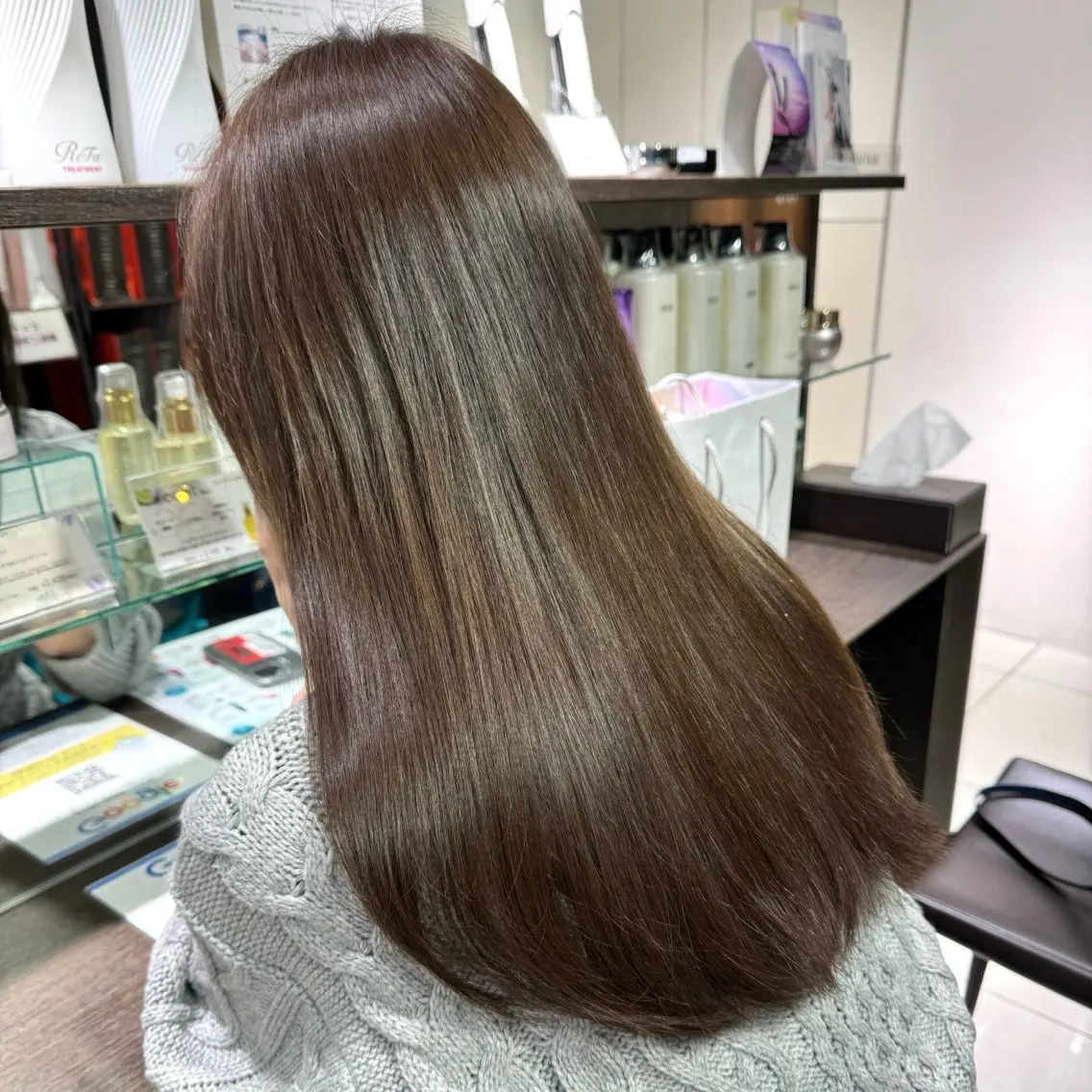 ロング カラー ヘアアレンジ カット ヘアカラー ブリーチなしカラー /新百合ヶ丘/安形翔のヘアスタイル