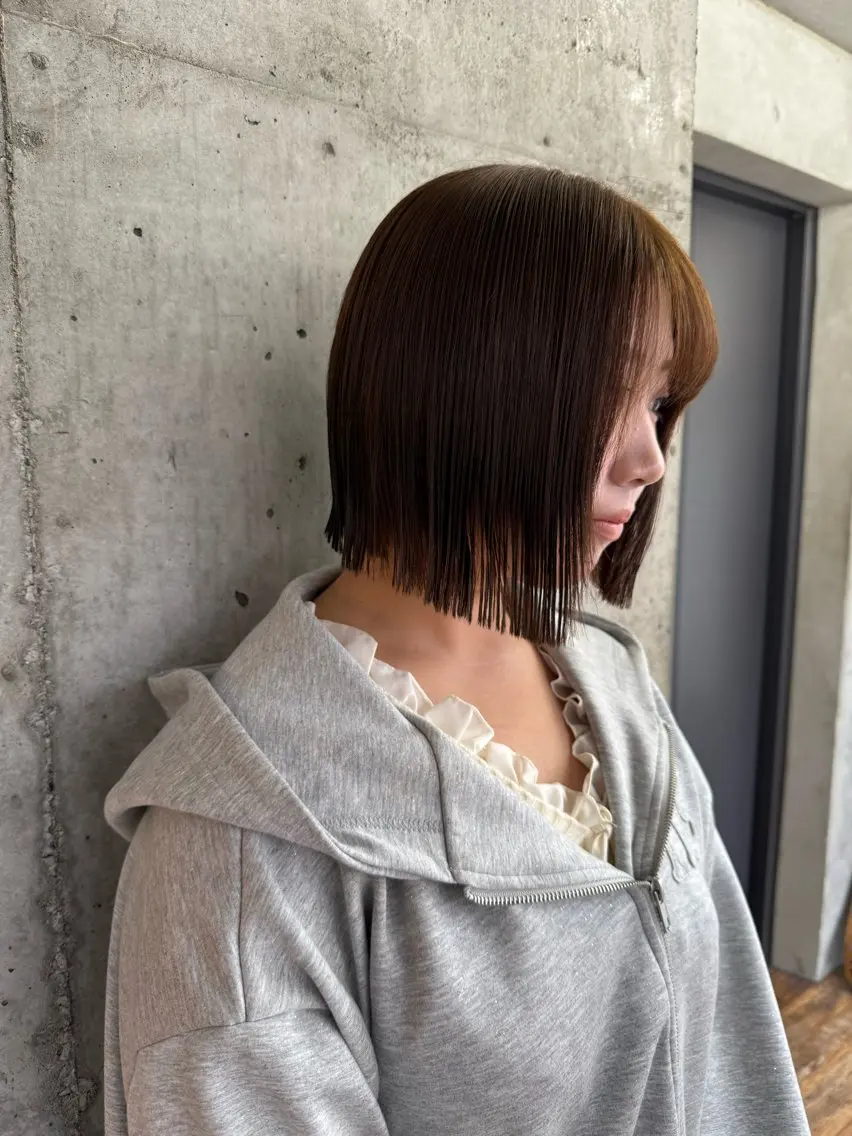ミディアム カラー カット ヘアカラー トリートメント 🎨デザイン🥇 美髪・艶髪 日暮千敬のヘアスタイル