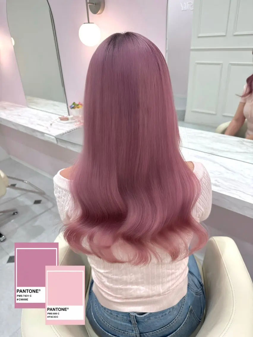 ロング カラー ブリーチ ハイトーンカラー ヘアカラー トリートメント 表参道/ハイトーン/ ブリーチ/みずは🎀のヘアスタイル