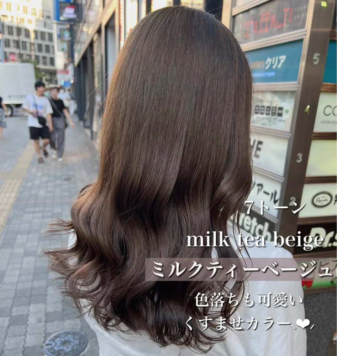 ロング カラー 透け上品ハイトーン 職人ゆうと🤍のヘアスタイル