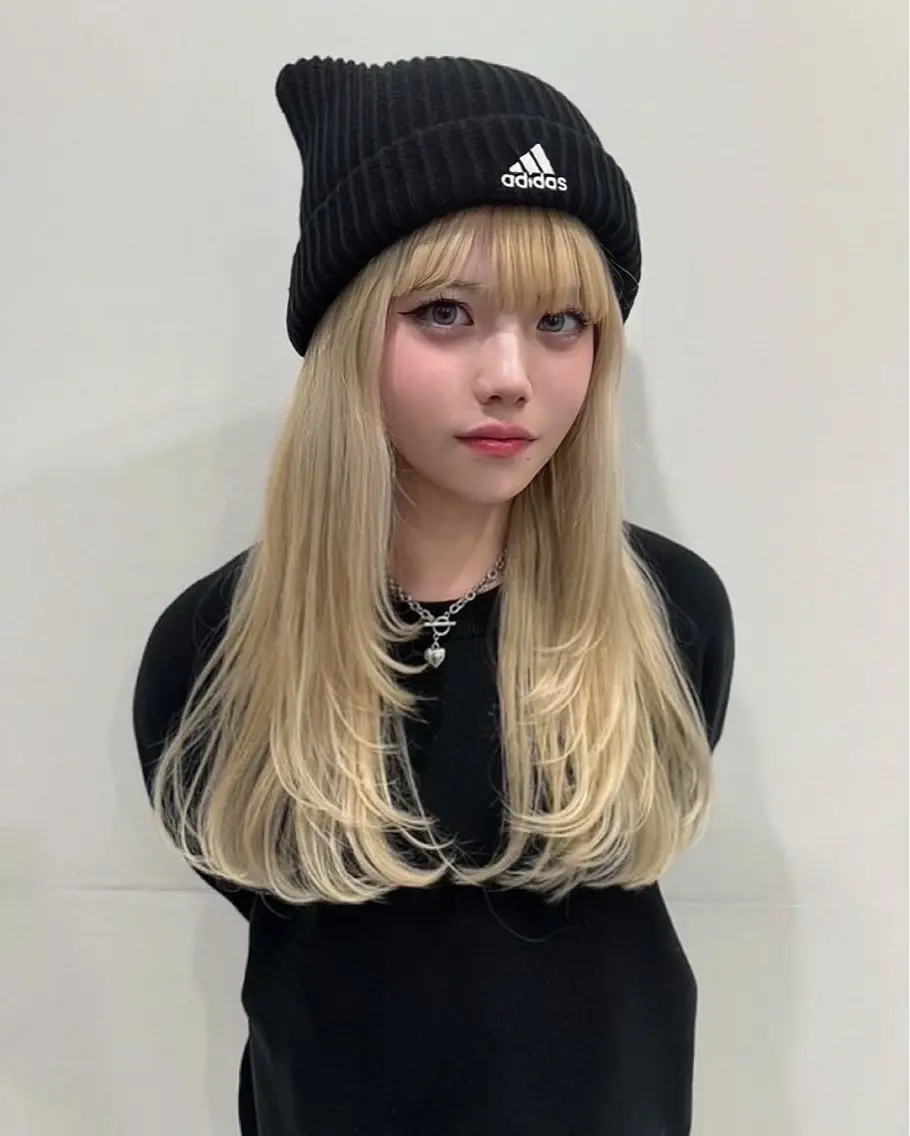 【💗ラブジュアリープラン💗】トレンドレイヤー韓国カット+ブリーチありorなしダブルカラー+髪質改善トリートメント🫧の写真