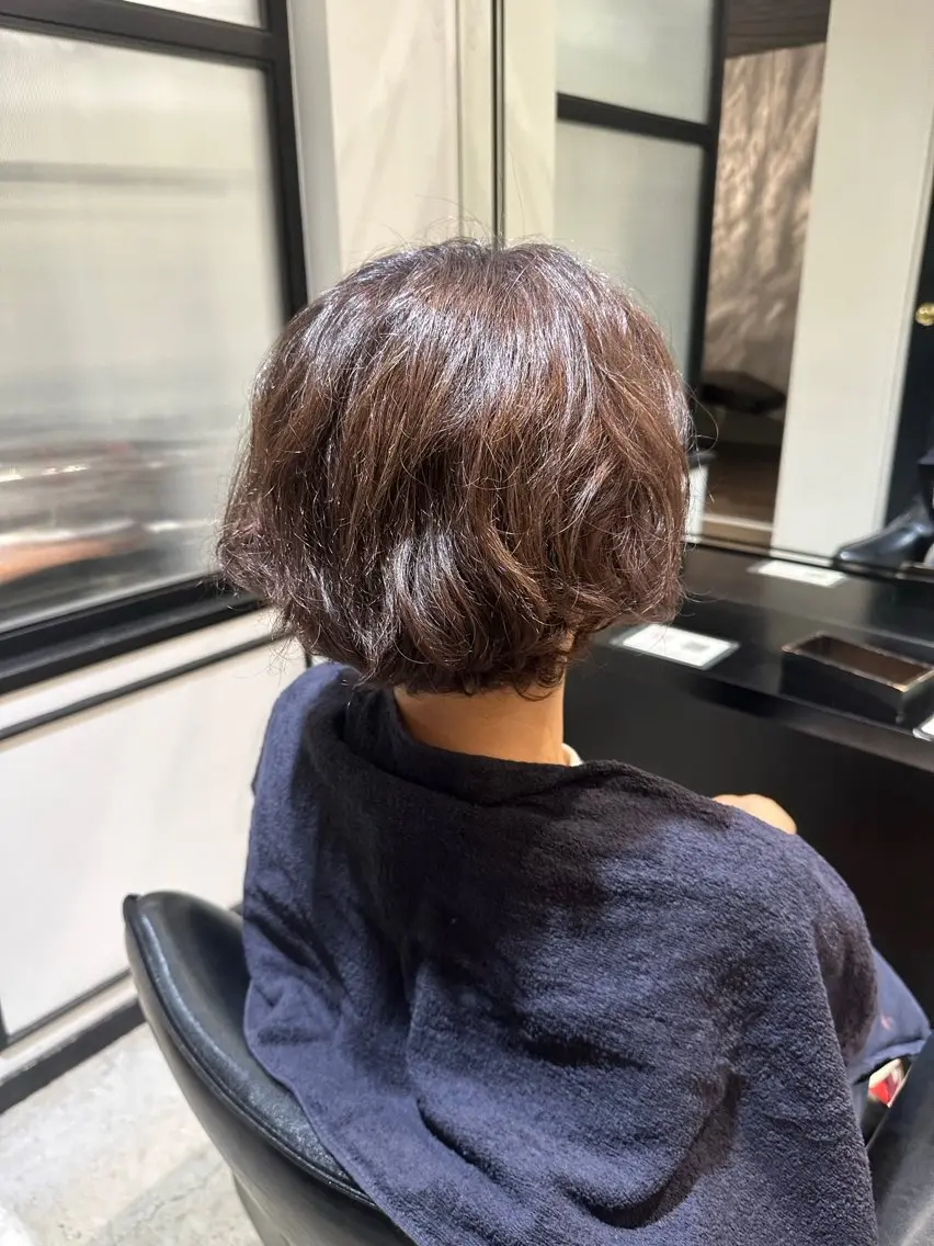 ショート パーマ TR付きカット無料✨ ✨いのうえもなみのヘアスタイル