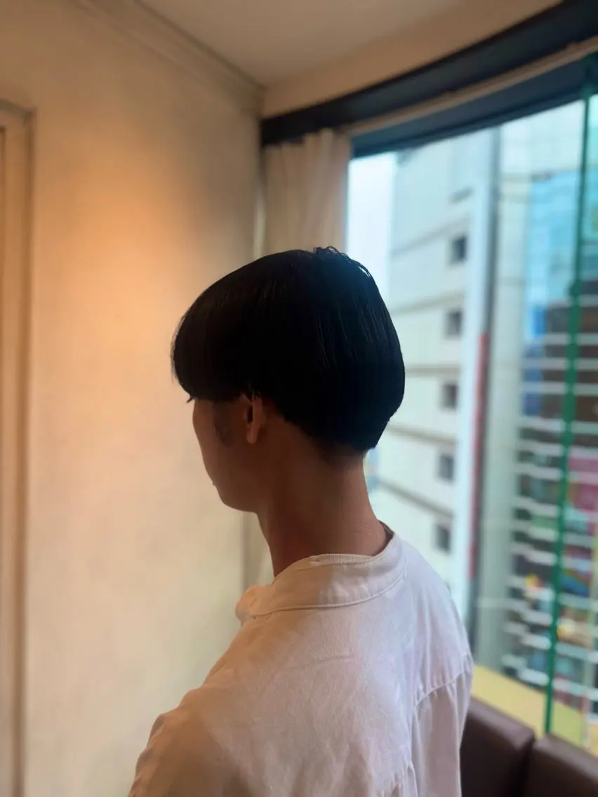 メンズ カット 透明感カラー💜 モテ髪 空陽💙のヘアスタイル