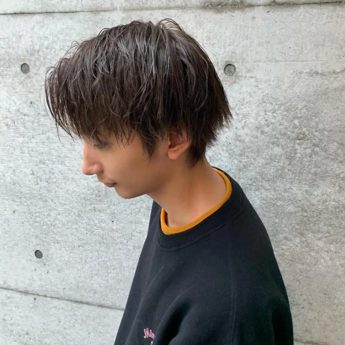 ショート カラー メンズ メンズブリーチ ブリーチ グレージュ ラベンダーカラー ラベンダーグレージュ kimika🥑 メンズ/髪質改善のその他イメージ