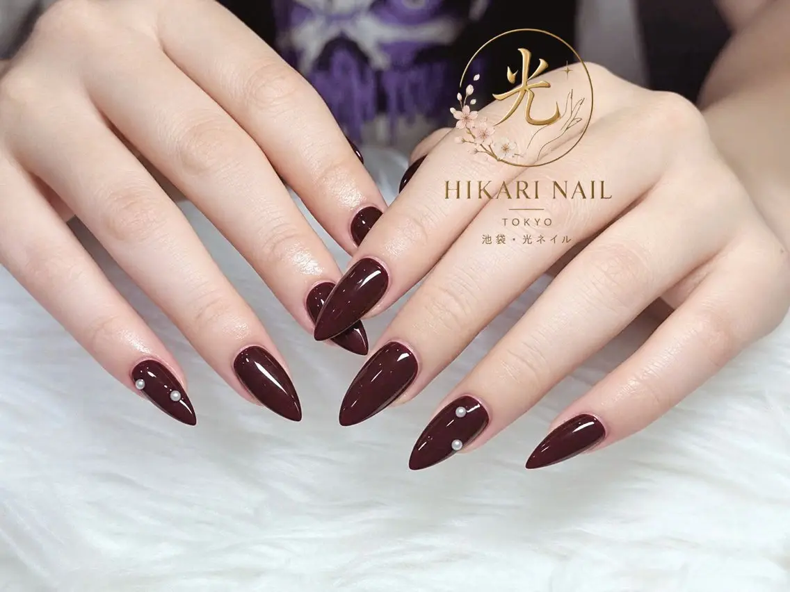 ネイル チークネイル 長さ出し フレンチネイル ガーリー ハロウィン フットネイル HikariNail Ikebukuroのネイルデザイン