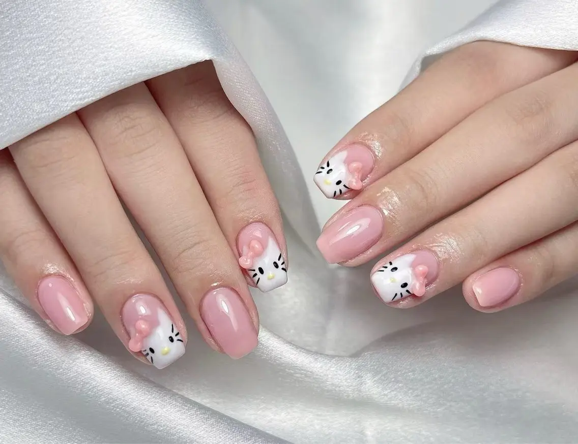 ネイル ハンドネイル Aura Nail 長さだし/パラジェルのネイルデザイン