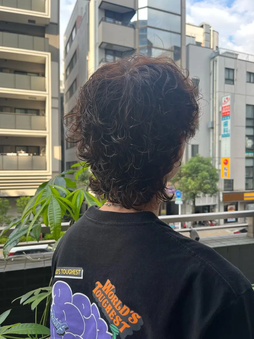 メンズカット+メンズパーマの写真