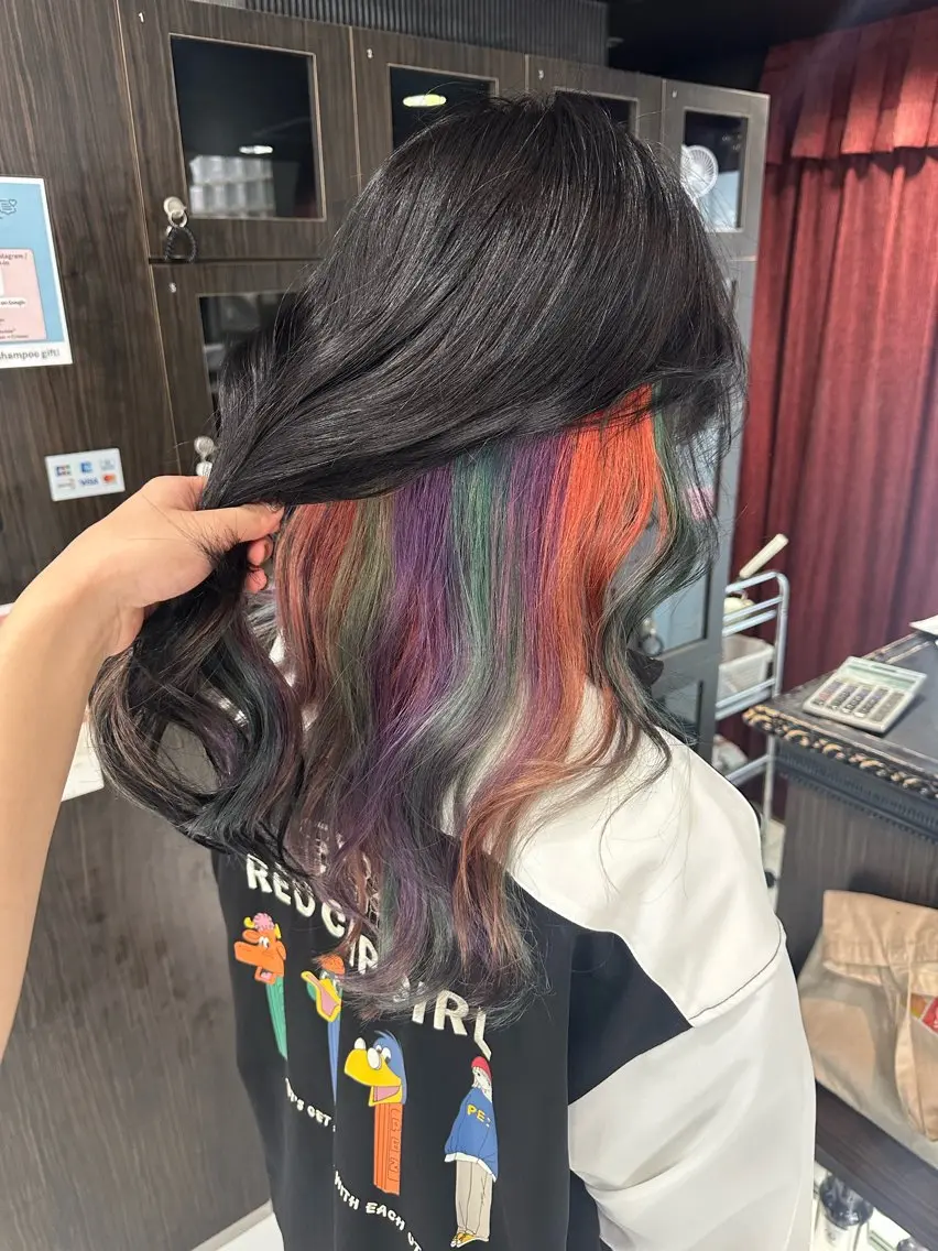 カラー デザインカラー/ ブリーチSyou🌈のヘアスタイル