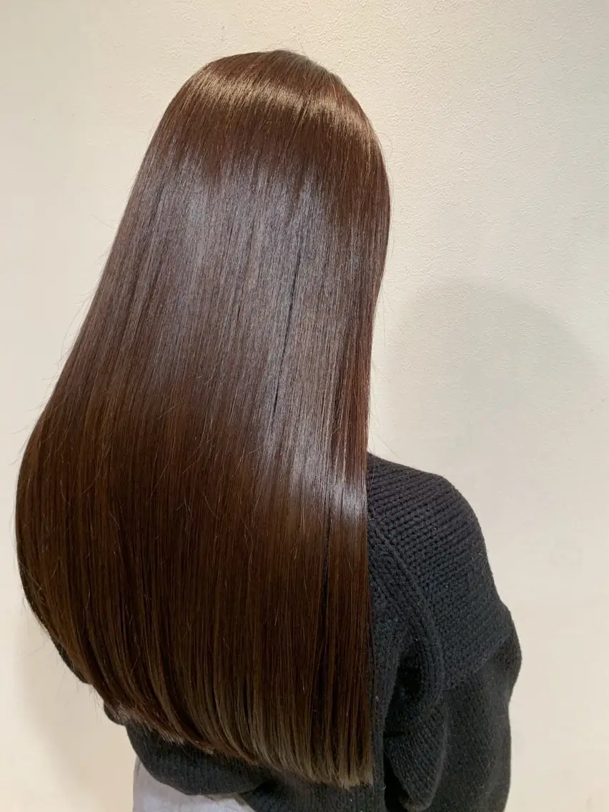 ロング カラー ブラウンカラー カット ヘアカラー トリートメント 亀井 結夏🐾 池袋のヘアスタイル