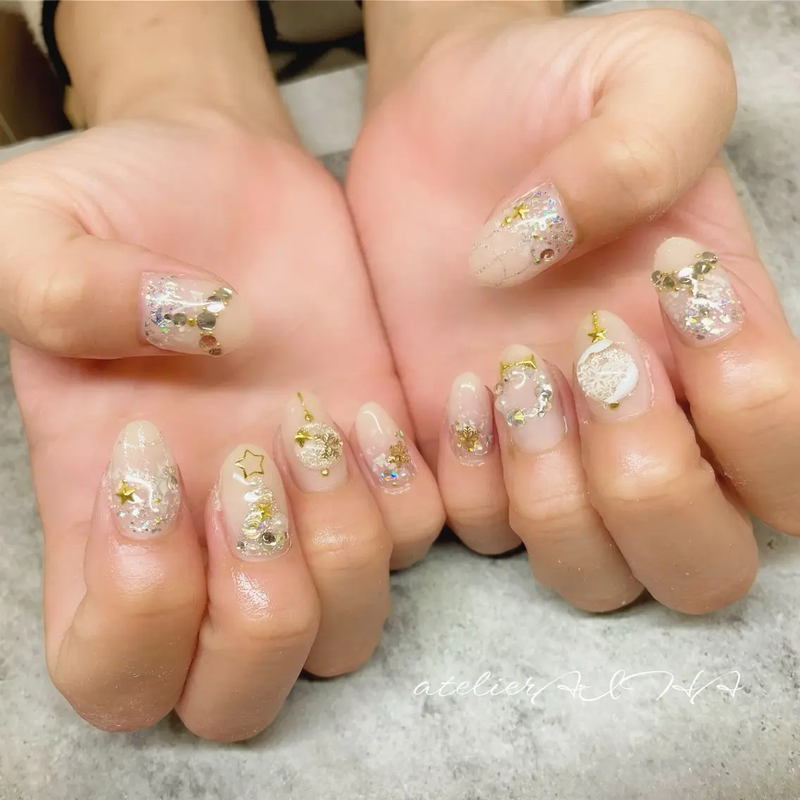 ネイル ハンドネイル アトリエAIHA★ フィルイン推奨サロンのネイルデザイン