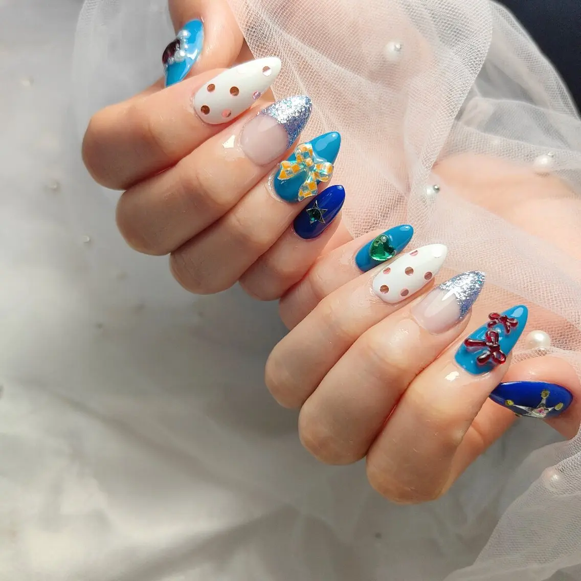 ネイル アートネイル 持ち込み ハンドネイル yuru calon nailのネイルデザイン