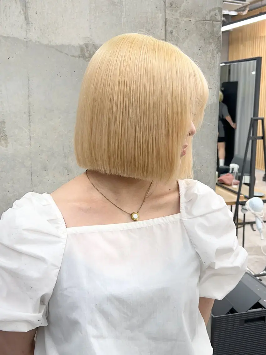 ショート ボブ 顔周りカット 苗代萌/ぷるツヤ髪 🫧／レイヤーカットのヘアスタイル