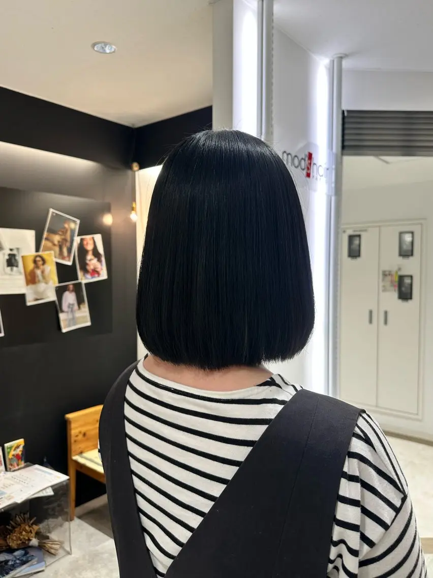 🫧縮毛矯正🫧 鎖骨までのレングス 【全体】 ※再来の方のみの写真