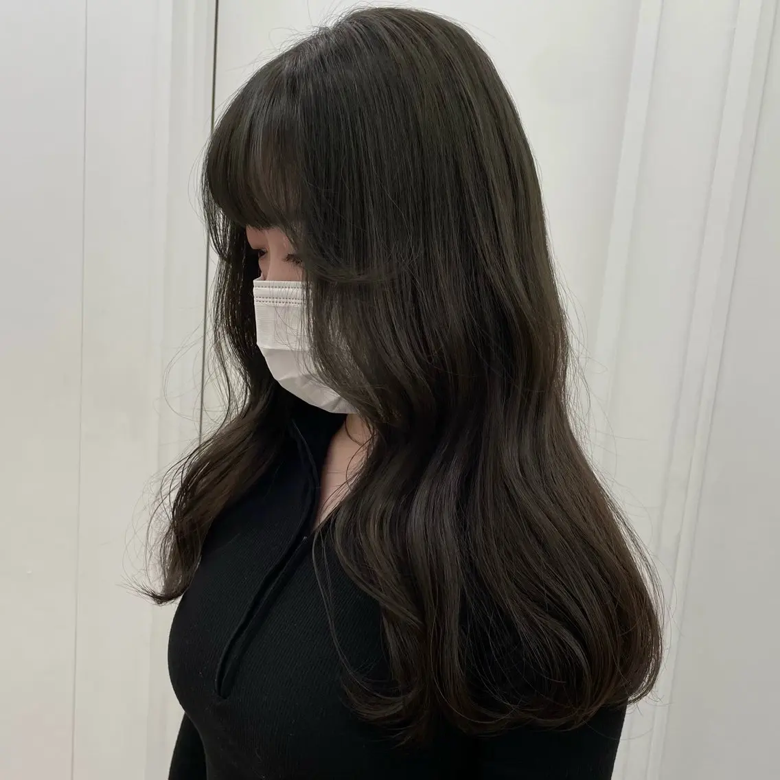 ミディアム 盛れる透明感カラー・ momokaのヘアスタイル