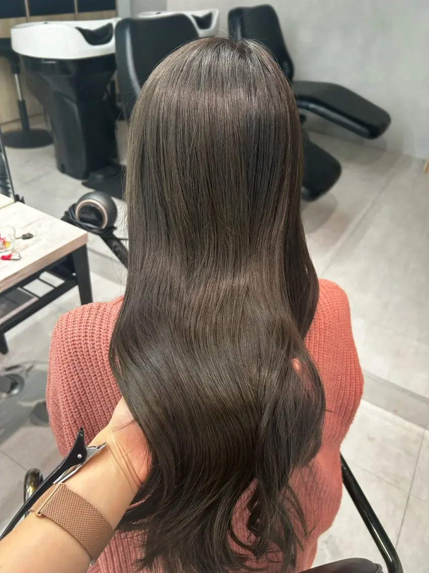 カラー 透明感カラー ヘアカラー トリートメント 大村 さくらのヘアスタイル