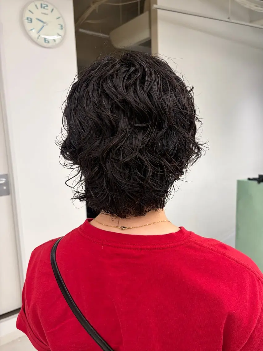 【8月31日限定】ショートパーマ┊︎日月レッスンモデル(カット込✂️)の写真