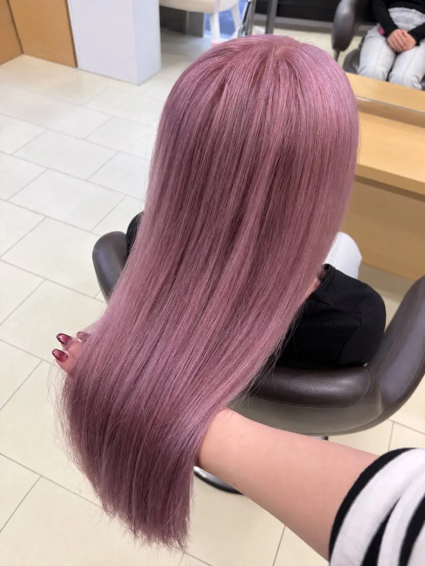ロング カラー sakura🎀/ ハイトーン/カラーのヘアスタイル