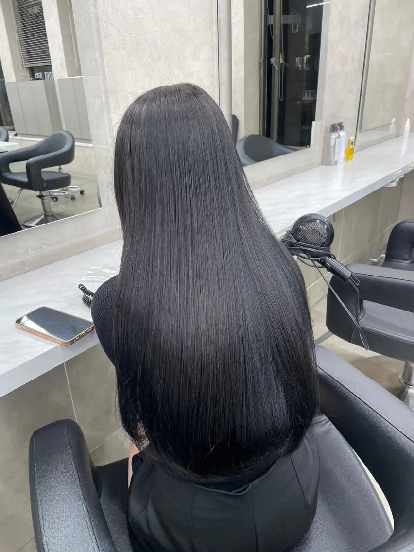 ロング カラー 🇨🇳ハイトーン ワンホン🇰🇷ななのヘアスタイル
