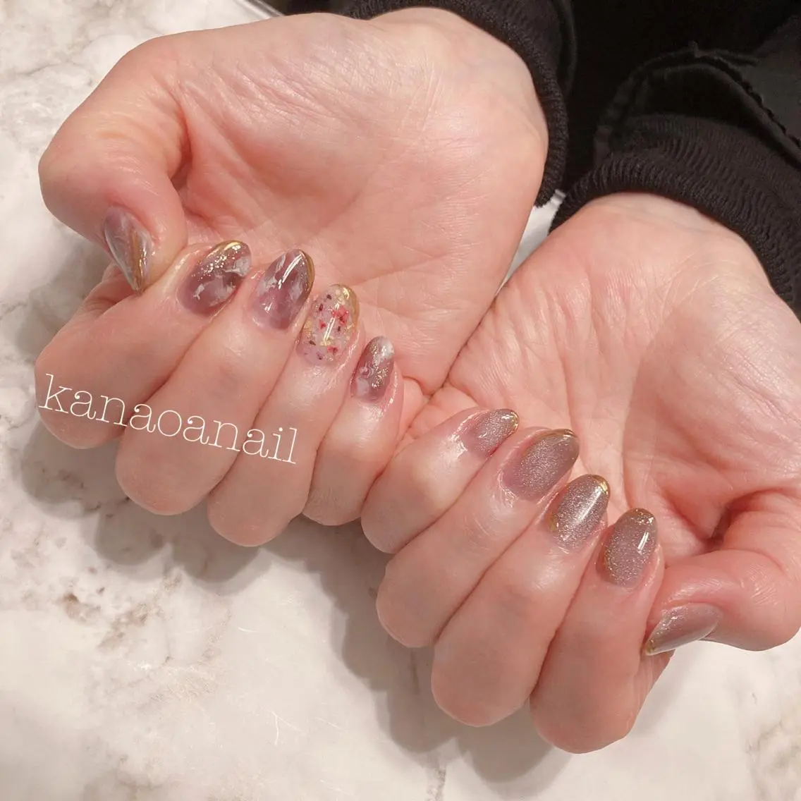 ネイル 地爪育成💅 kanaoanailのネイルデザイン