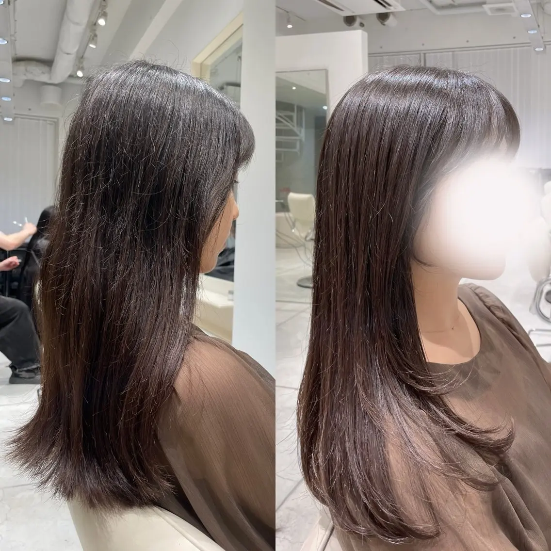 ロング カラー 似合わせスタイル 表参道🌿ちえのヘアスタイル