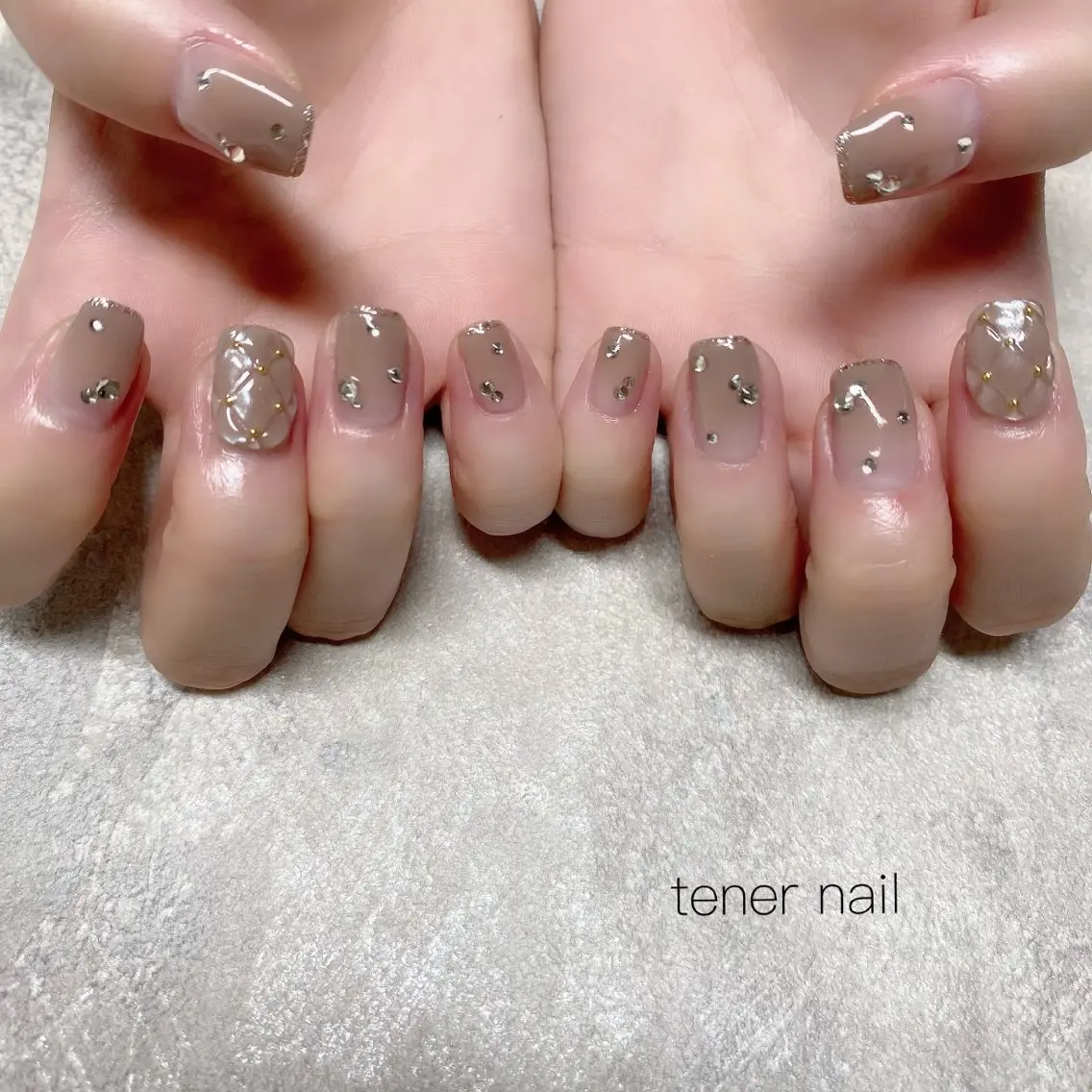 ネイル ワンホンネイル ハンドネイル テネルネイル tener nailのネイルデザイン