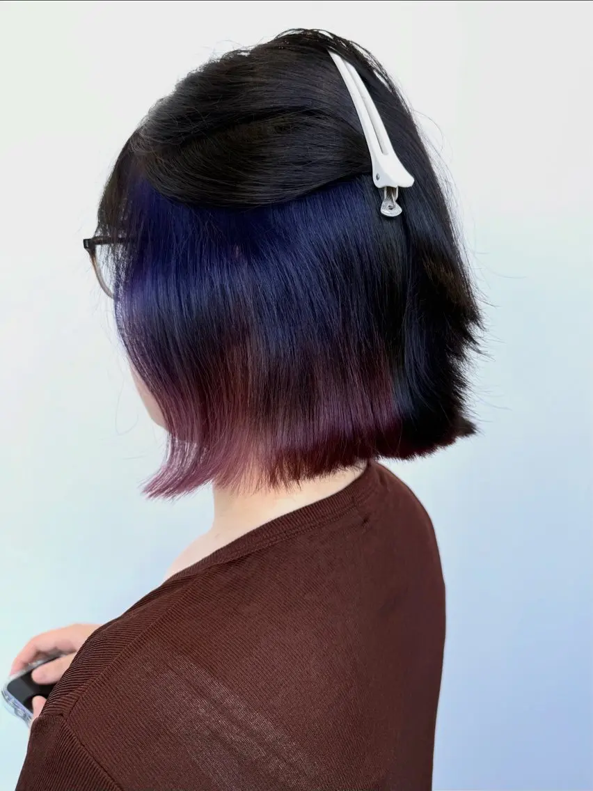 ショート ヘアカラー トリートメント 🌿透き通るツヤ髪× 縮毛矯正✂︎戸祭　伶のヘアスタイル