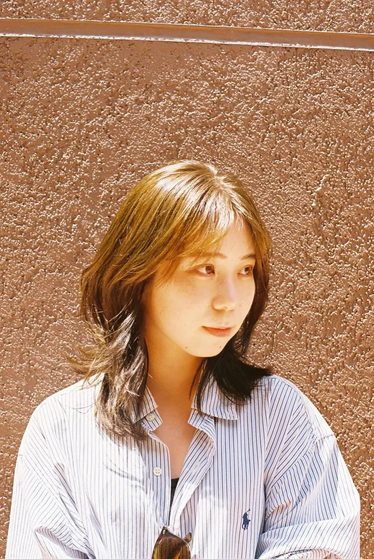 ミディアム カラー 似合わせカット /パーマ岡本淳平のヘアスタイル