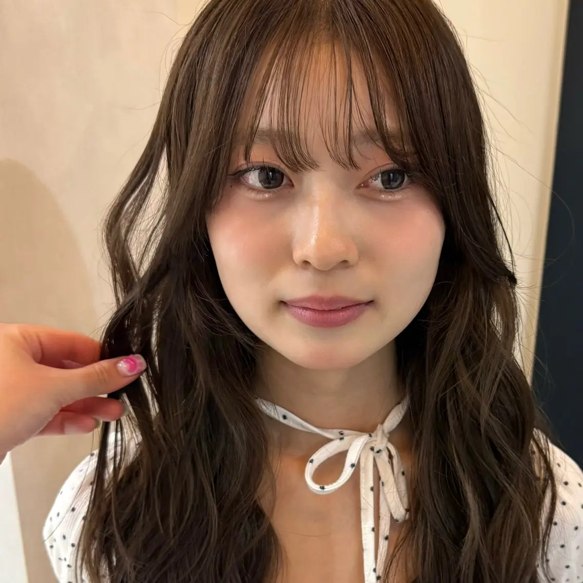 カラー ヘアカラー Kaho 心斎橋カラーモデルのヘアスタイル