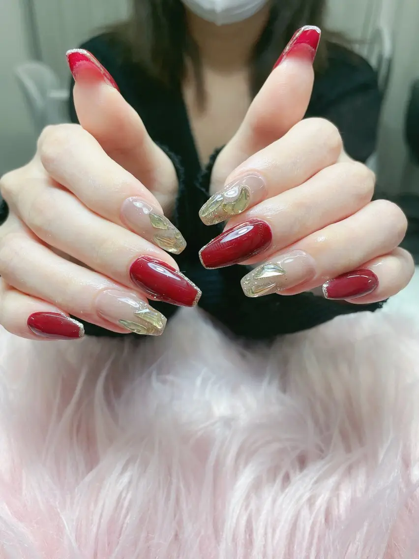 ネイル 長さ出し フレンチネイル グラデーション 韓国ネイル マグネットネイル ハンドネイル VB HEAVEN nailのネイルデザイン