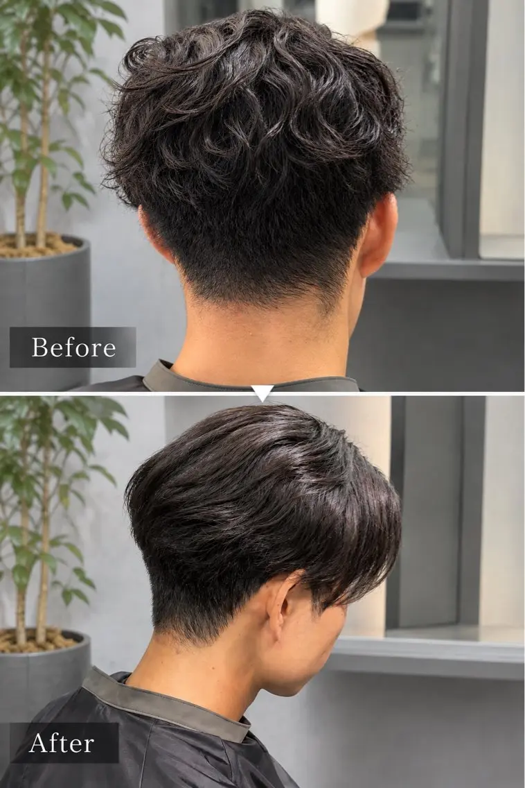 縮毛矯正 Raito 博多透明感カラーのヘアスタイル